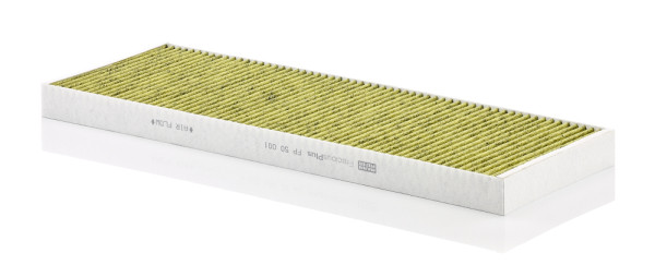 FP 50 001, Filter, interior air, Filter, MANN-FILTER, 0008308018, 11114845B, 1535101, 22301111, 2283473, 34.413.00, 36.77910-0029, 500023843, 80005208, AF55818, CU50001, LA1122, PC8423, 0008308118, 11114854C, 22740074, 2283474, 36.77910-6009, CP1490, 0028354647, 11117394A, 36.77910-6014, 1114854B, A0008308018, A0008308118, A0028354647