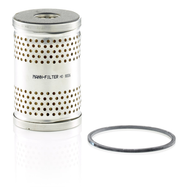 HD 8006 X, Filter, Arbeitshydraulik, Filter, MANN-FILTER, 164471, 203136, 207679H1, 228467, 51057255, 51467, 5J-8879, 62191600, 71128152, AE25453, C1666, HF6185, P558467, PT849-10, 381257R91, 511063, 6944159, 77658, 69503060, 876949C91, 6953060, 876941-C91, 6955154, F-87264, 6955159, F-88379, 6955169