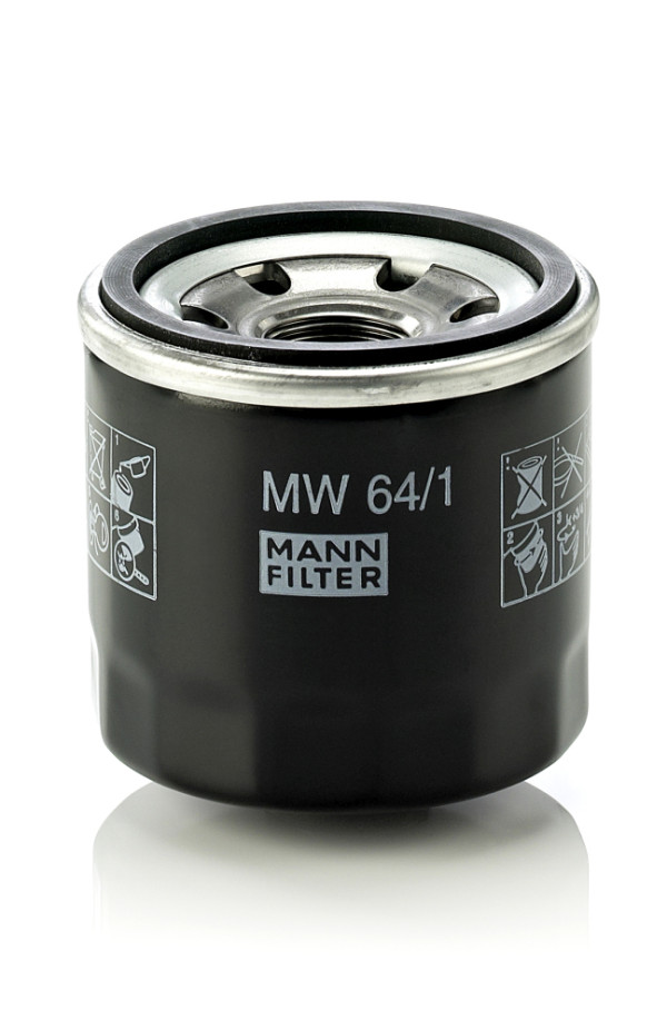 MW 64/1, Ölfilter, Filter, MANN-FILTER, 15010MW0000, 23.431.00, COF203, CY-001, KN-204, OC575, PH7015, 15208MM9P03, CY-021, F301, KN-303, OC1019, 15410MCJ000, 15410MCJ003, 15410MFJD01, 15410MM5003, 15410MM9003, 15410MM9013, 15410MM9305, 15410MM9405, 15410MM9P00, 15410MM9P01, 15410MM9P03, 15410MT7003, 15410MT7505, 15410-MCJ-505, 15412MT7003