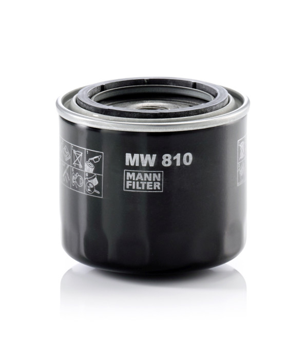 MW 810, Oil Filter, Oil filter, MANN-FILTER, 15410679013, 15410M67003, 15410MB0003, 15410MB3003, 15410MBO003, 15410MG7003, 15410MJ0003, 15410MJ0004, 15410MJO003, 15410MJO004, 15410-MJ0-405, 23.184.00, B227, CY-003, F302, KN-127, OC1026, PH6010, PH7010, KN-202