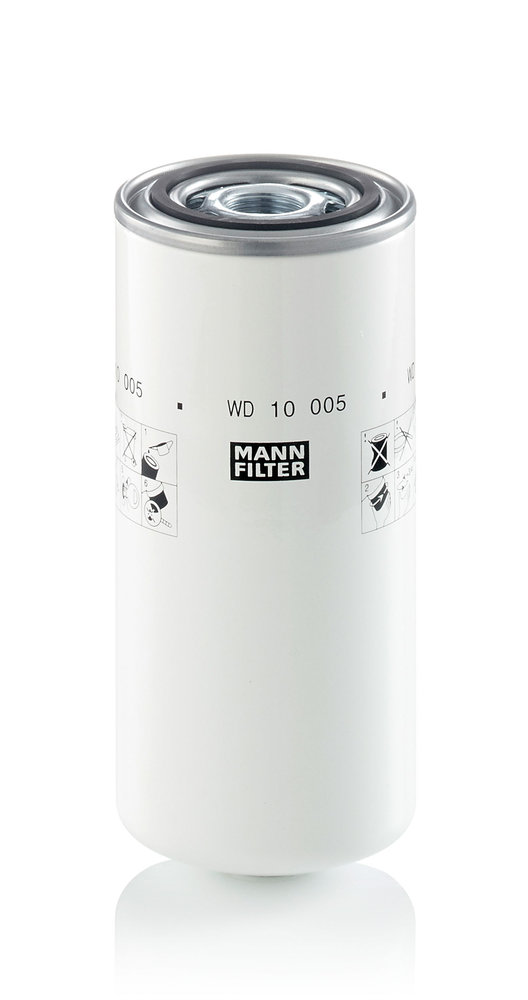 Filter, Arbeitshydraulik - WD 10 005 MANN-FILTER - 3657889M1, 3668164M91, 4204121M1