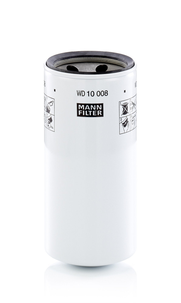 Filter, Arbeitshydraulik - WD 10 008 MANN-FILTER - 115259, 1240900C1, 3I-1510