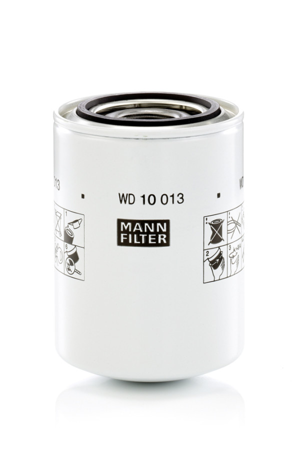 WD 10 013, Filter, operating hydraulics, Filter, MANN-FILTER, 1060005M91, 112135, 3I-0606, N6757, 1060005M92, 70112135, 076030, 35325083, 51611, 67507000, BT526, FH-60, HF6002, LFH4970, P164348, P3398, WGH6002, 36897353, 36707636, 59447326