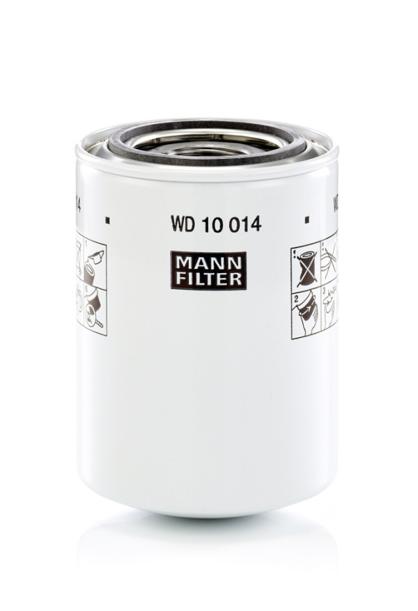 WD 10 014, Filter, operating hydraulics, Filter, MANN-FILTER, 1053870M91, 35325083, 3I-0537, 51610, 6630494, 7437000132, 76030, BT526-10, D-126921, FH-58, HF6003, HFP556005, LFH4935, P3377, WGH6003, 35327324, 3595119M92, P162358, 35327824, P162766, 36707636, 39141353