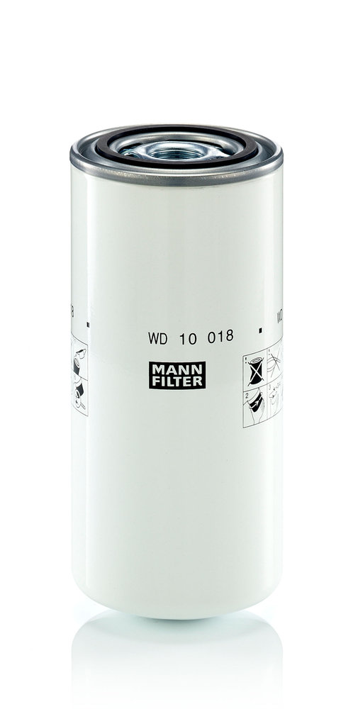 Filter, Arbeitshydraulik - WD 10 018 MANN-FILTER - 11804178, 68562199, 80.005.00