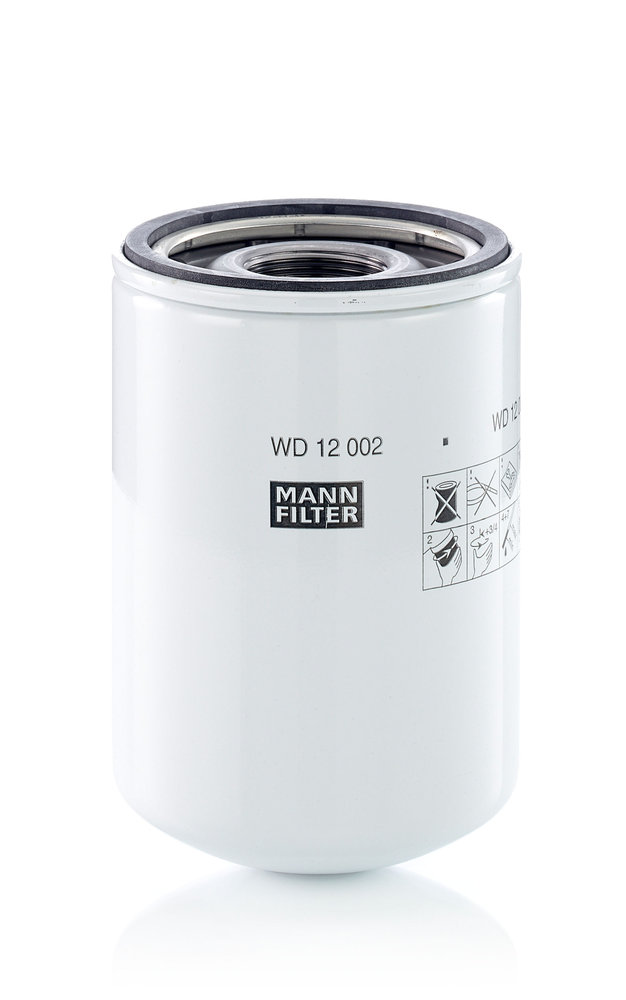 Filter, Arbeitshydraulik - WD 12 002 MANN-FILTER - 1909133, 22.008.00, 57058