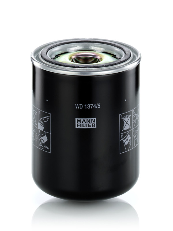 Oil Filter - WD 1374/5 MANN-FILTER - 0031845201, 80447407, A11381974