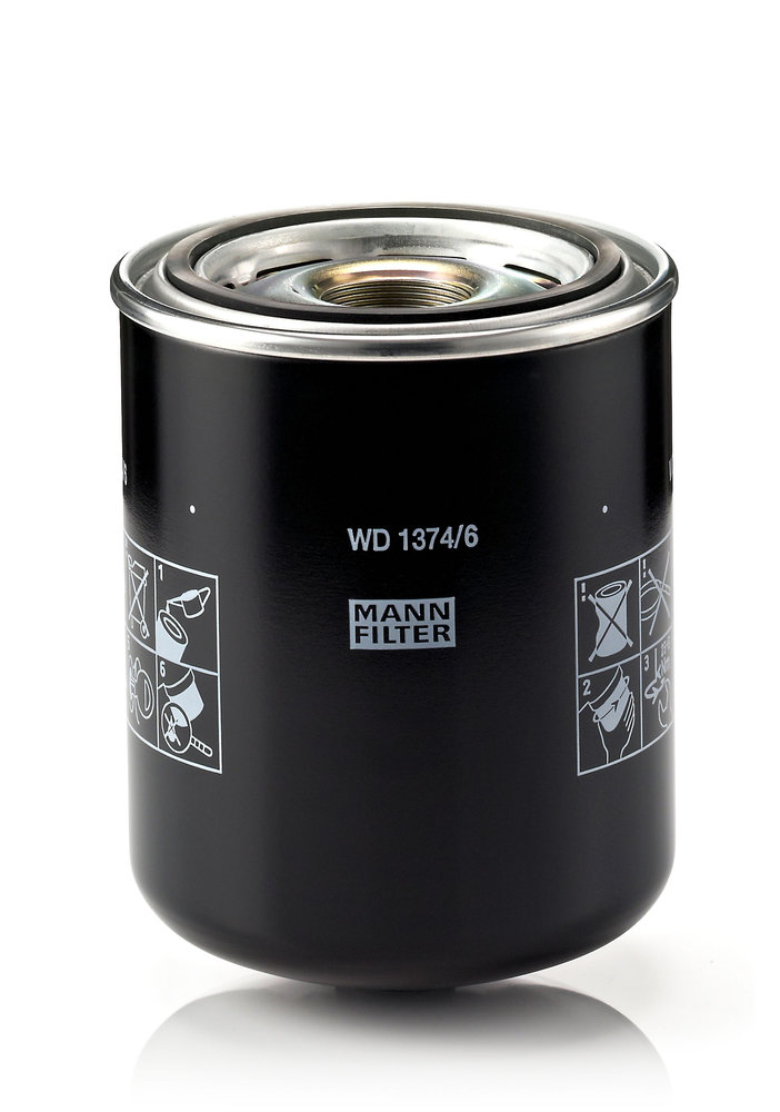 Filter, Arbeitshydraulik - WD 1374/6 MANN-FILTER - ZS1212835