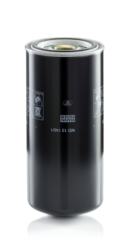 WD 13 145/1, Oil Filter, Oil filter, MANN-FILTER, 11131289, 1663805C1, 199395, 1R-0716, 499074, 2P-4005, 2Y-8097, 3l-1284, 6V-8896, 6V-8897, 6V-8898, 6V-8899, lR-0716, 1535352, 51792, 85792, B7507, FT4940, HI13302/1, LF691A, LFP4005, OC484, P554005, PF2101, PL-691, SP425, Z412, ZP538, B99, MK11059