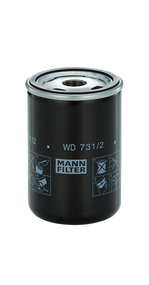 Oil Filter - WD 731/2 MANN-FILTER - C108900