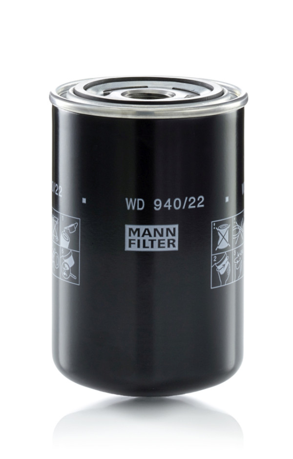 WD 940/22, Filter, operating hydraulics, Filter, MANN-FILTER, 39329602