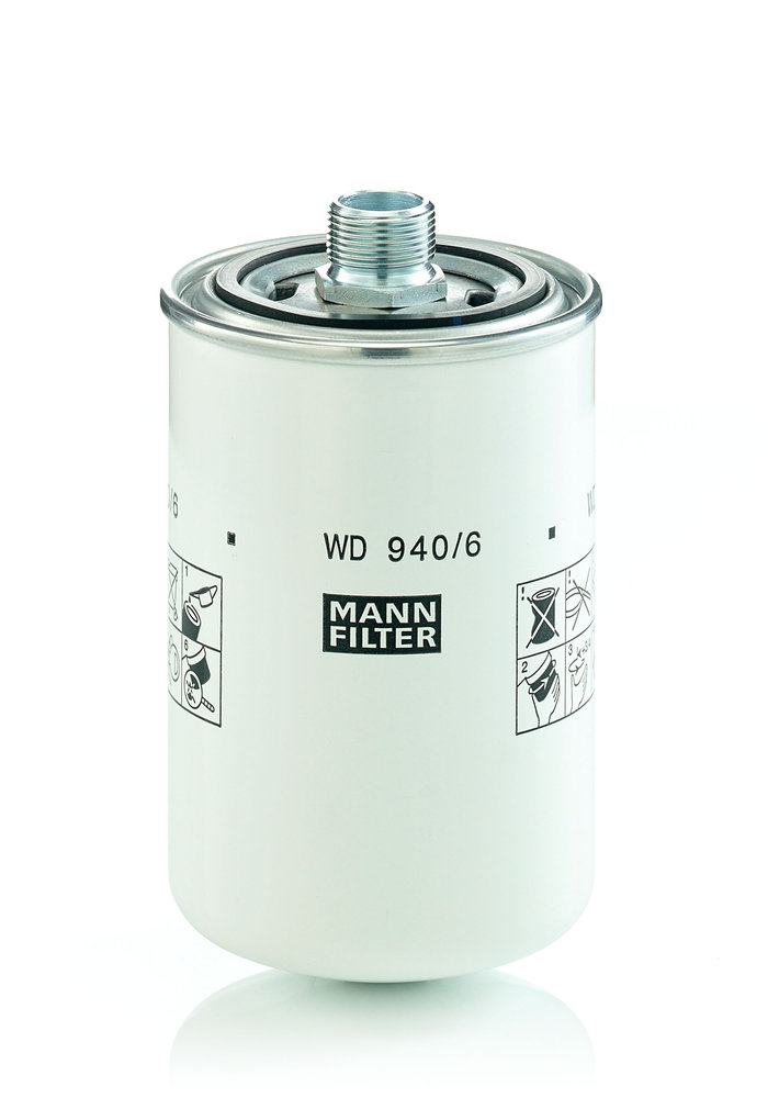Ölfilter - WD 940/6 MANN-FILTER - 0501222006