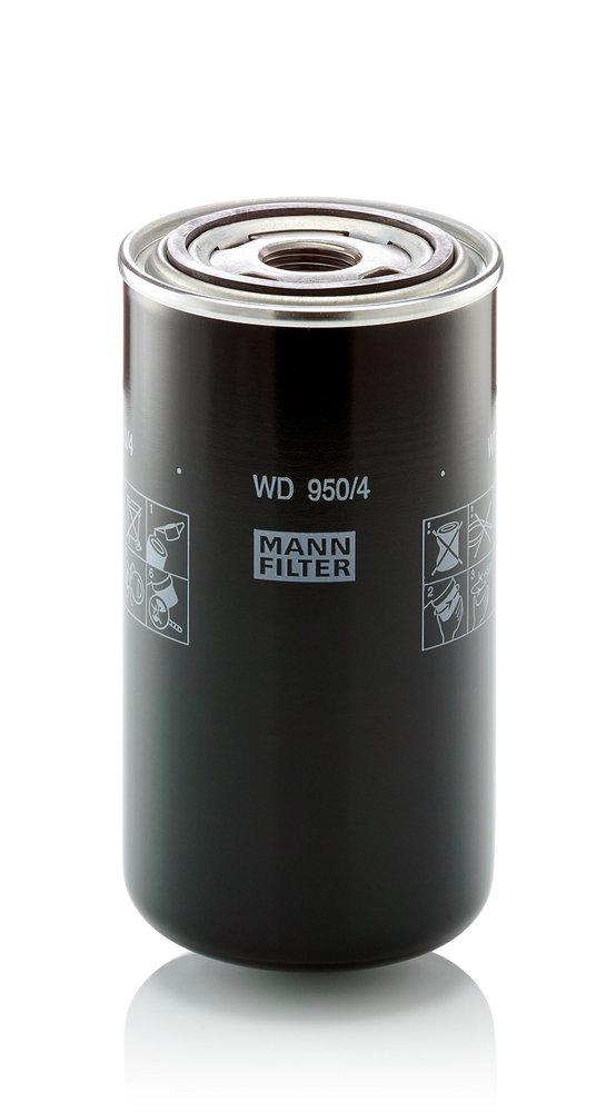 WD 950/4, Hydraulic Filter, automatic transmission, Oil filter, MANN-FILTER, H395100470140, 0451300005, 1534784, AW171, H19WD05, HC77, HF35537, PER330, AW220, F026407137, HG19WD05, PER330H