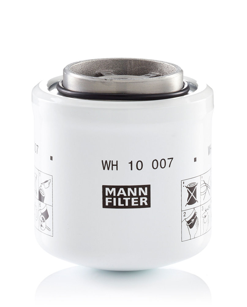 Filter, Arbeitshydraulik - WH 10 007 MANN-FILTER - 04406300, 04446001, 2.4419.690.0