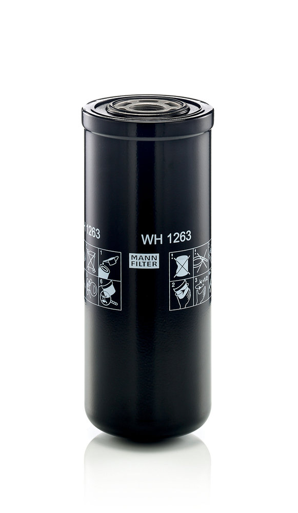 Hydraulic Filter, automatic transmission - WH 1263 MANN-FILTER - 0003645880, 11809003, 126-91818