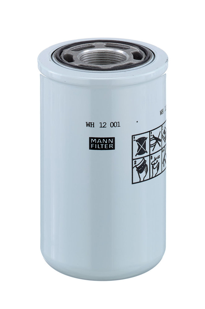 Filter, Arbeitshydraulik - WH 12 001 MANN-FILTER - 11882353, 1535351, 57130