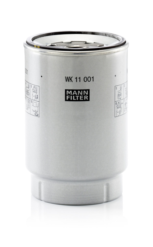 WK 11 001 X, Fuel Filter, Fuel filter, MANN-FILTER, 20539578, 20745605, 7420745605, 20788794, 7420998349, 20879812, 7421380483, 21380483, 21380488, 1535381, 2.12268, 24.146.00, 35342, 4194-FS, ALG-2220, DF3521, DNW2512, ELG5561, F026402132, FI11158x, FS19920, FT6040, H328WK, K117930N50, KC429, P954895, PDS152, PP967/9, R100RDRCR01, S4146NR