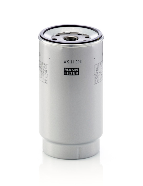 WK 11 003 Z, Fuel filter, Filter, MANN-FILTER, 1535382, 20782330, 2.12275, 24.476.00, 35342, 5343230003, F026402793-003, FS20053, FT6581, H460WK, KC583D, R100HDP, SFC-71120-30, Z621, ZP3133F, 21005832, F026402865, H7091WK30, R90RDRCR02, 21380490, H7091WK30D199