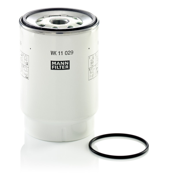 WK 11 029 Z, Fuel filter, Fuel filter, MANN-FILTER, 101080, 24.035.00, 81.12501-6096, DNW2519, F026402242, FS20147, H398WK, KC522D, PP837/3, R270PL, S4035NR, WF10524, 24.035.01, 81.12501-6101