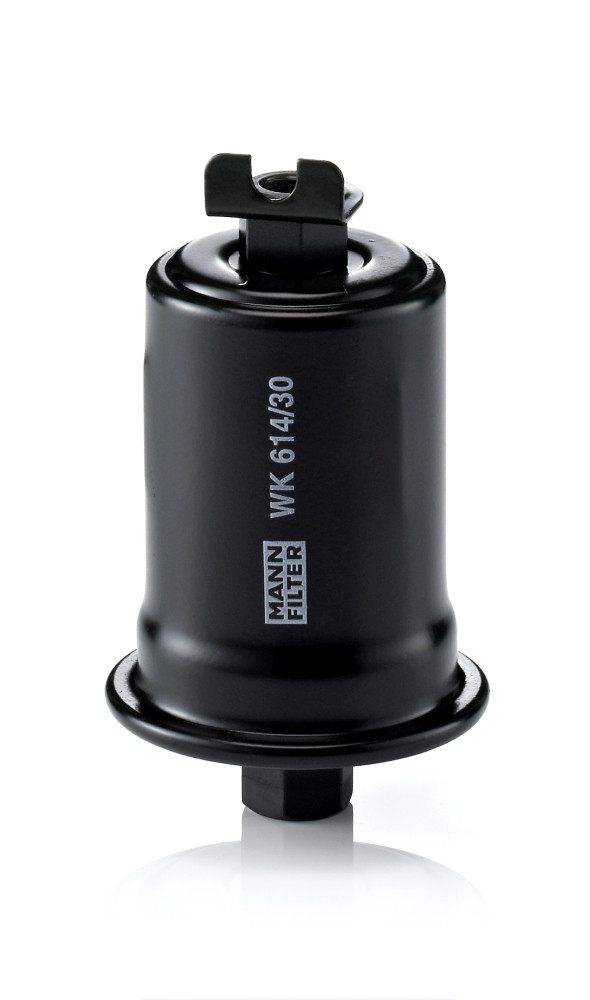 WK 614/30, Fuel Filter, Fuel filter, MANN-FILTER, 23030-74010, MB504760, MB504764, MB504776, MB868452, MB868455, 30-05-599, 31.526.00, 4380, 61036, 62517, 7590380, ADC42318, AG-6112, B24, CFF100211, CMB13013, E526, EP174, F44781, FB124, FC-155, FC-524, FIG7049, FII85, FS9165E, FT5308, G7355, GFE7141, H236WK