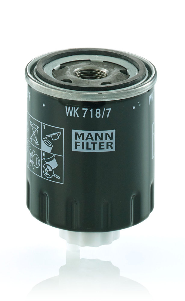 Kraftstofffilter - WK 718/7 MANN-FILTER - 1000178758, 11346800, 119802-55810