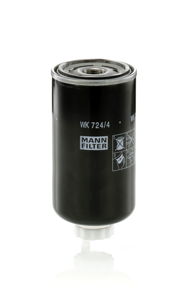 WK 724/4, Fuel filter, Filter, MANN-FILTER, 11713240, 129907-55801, H652WK, MAT0906048