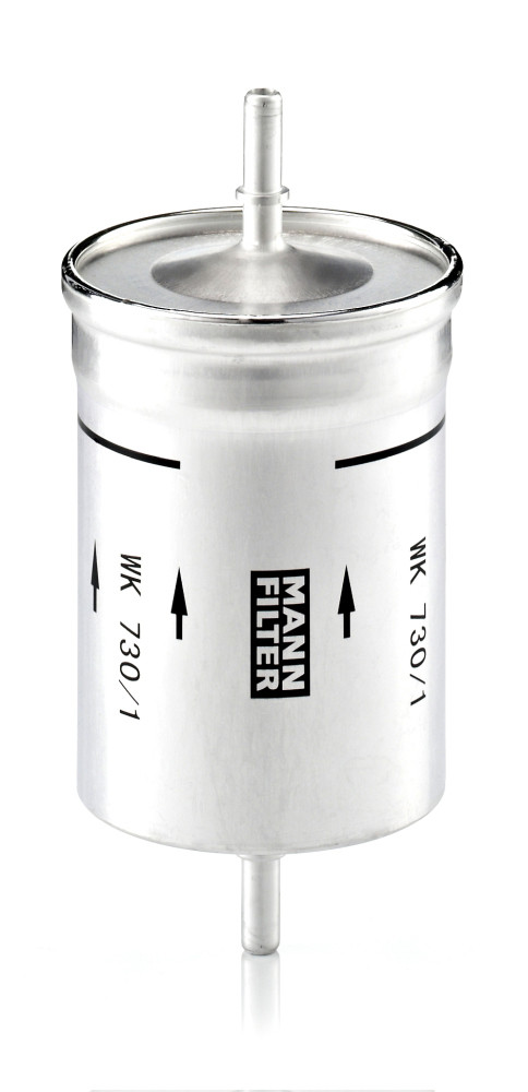 WK 730/1, Fuel Filter, Fuel filter, MANN-FILTER, 1J0201511A, 0450905318, 1002010006, 10-0337, 152071760693, 221272, 31.718.00, 32926201, 33521, 4145, 419-FP, 587022, 61088, 62230, 7790145, ADV182354, AG-6032, AK11-JO, ALG-2036, B70, BF7670, CFF100237, E718, E79, EFF034, EFP204, ELE6013, EP192, ES086, F67756