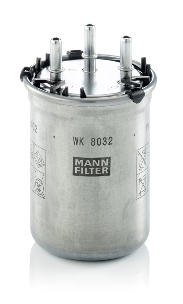 WK 8032, Kraftstofffilter, Filter, MANN-FILTER, 1143230009, 24.033.00, 4534-FP, 48544, 4976, 6R0127400D, ADV182326, ALG-2030, CFF100740, DN2712, EFF265D, ELG5431, F026402834, FCS822, FN326, FP6096, GS11467, H377WK, HDF686, KL838, LVFF767, MP35, P11467, PP986/5, RN524, S4033NR, SP-1380, V10-2672, WF8487, 50014534