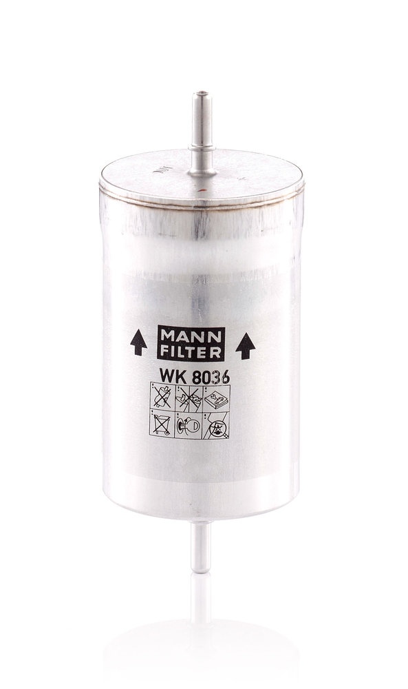Fuel filter - WK 8036 MANN-FILTER - 31.994.00, 3R0127401, EFF324D