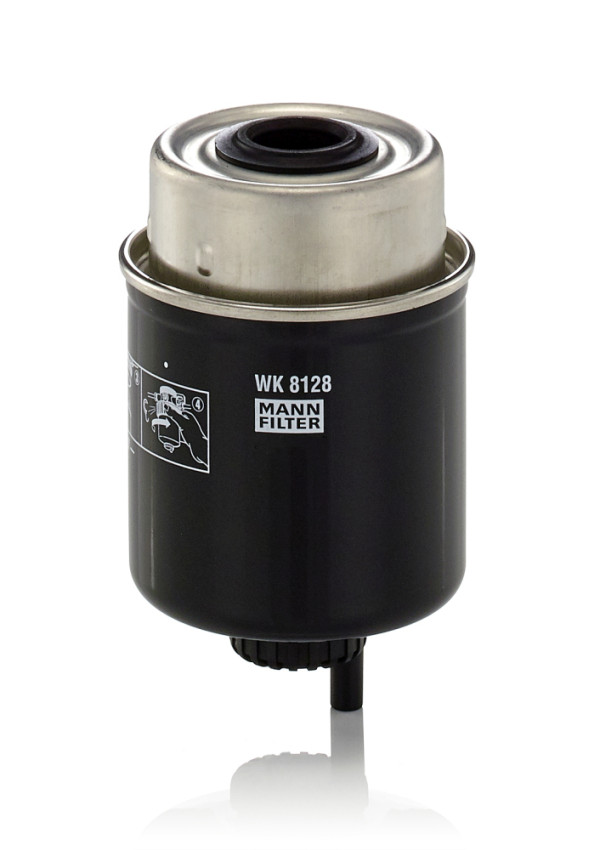 Fuel filter - WK 8128 MANN-FILTER - 02250118-495, 100-6374, 1534519
