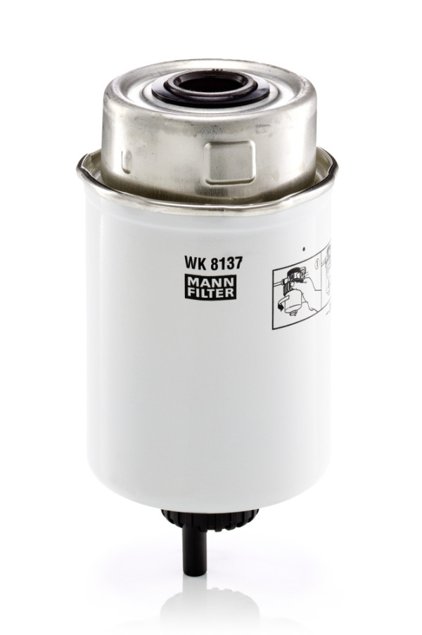 WK 8137, Fuel filter, Filter, MANN-FILTER, 1535426, 33304, 87803443, FS19972, L3444F, W27TS-01926, ZP3817F, 533304, 87803444, 533849, 87803445