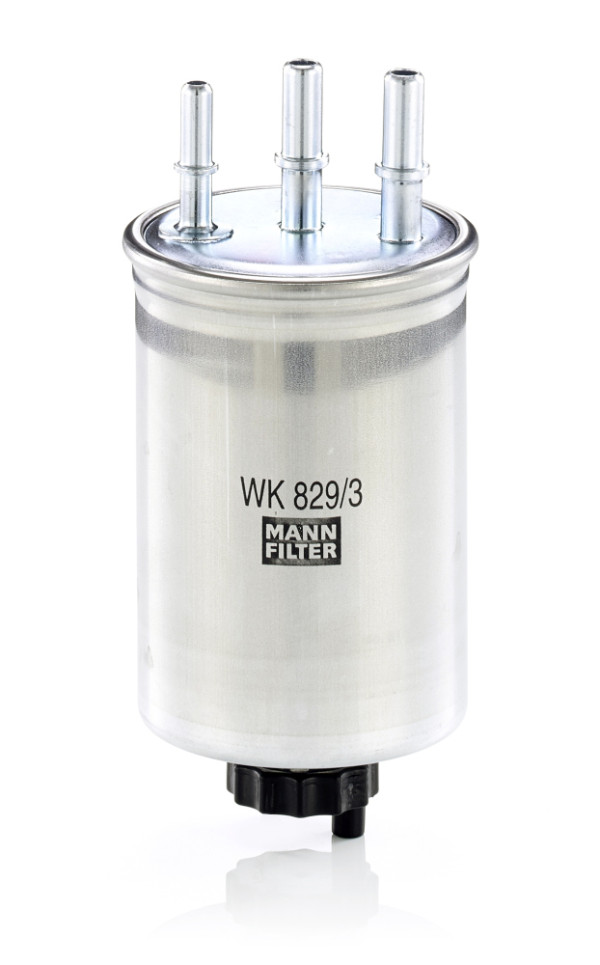 WK 829/3, Fuel Filter, Fuel filter, MANN-FILTER, 1137026, 253409110108, 66509-21101, C2S27643, 1230645, 253409110117, 66509-21301, 1480561, 1532171, 1709787, 2042987, 2T14-9155-CB, 3S71-9155-BA, 4442434, 5292808, 0450906508, 152071760668, 24.445.00, 25-0146, 30-K0-009, 33464, 3S71-9155-B1A, 4139-FP, 4304, 5086, 50933464, 587503, 63602, 7143230002, 7690304