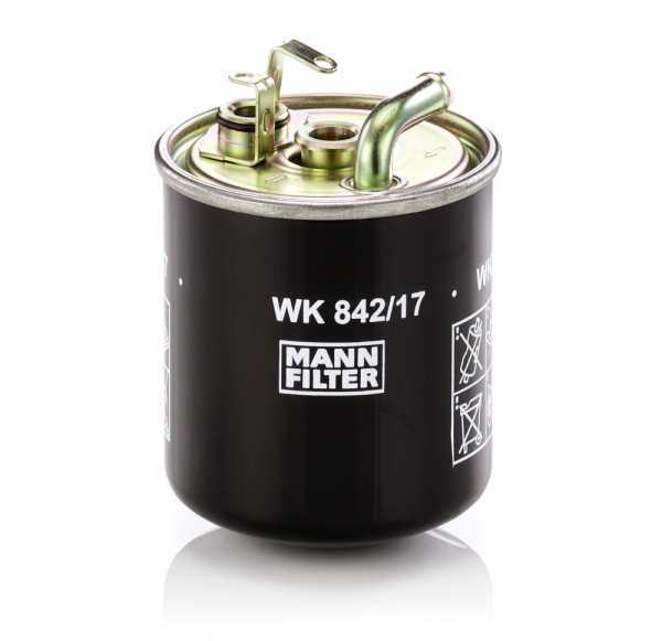 WK 842/17, Fuel Filter, Fuel filter, MANN-FILTER, 6110920201, 6680920101, 6680920201, A6110920201, A6680920101, A6680920201, 0146680001, 1521990, 30-8170, 38294, 4239, 63852, 7690239, ADU172325, CFF100257, ELG5252, F58280, FD509, FF5619, FI9120/17, FSM4156, FT5606, GS213, H70WK18, KL100, MP03, P9436, PP841/1, SP-1116, ST391
