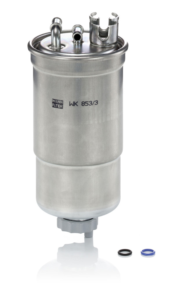 Fuel Filter - WK 853/3 X MANN-FILTER - 1C0127401, 1CO127401, 1J0127399A
