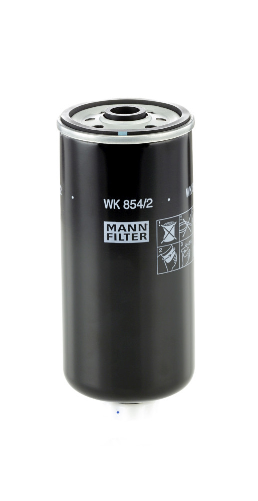 WK 854/2, Fuel Filter, Fuel filter, MANN-FILTER, 0016003940, 12F00-17260-AA, 2992300, 40196724, 52129238AA, K52129238AA, 500038748, 500040976, 504018807, 1519320, 153071760102, 24.H20.01, 30-09-907, 40298, 4075-FS, 4266/1, 5100, 587712, 7.24080, 7690266/1, 95039E, ADA102319, ALG-2182, CFF100405, CS702, DNW1992, EFF138, ELG5307, F026402826, F68241