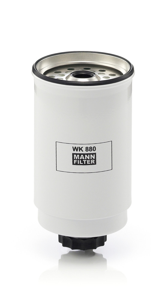 WK 880, Fuel Filter, Fuel filter, MANN-FILTER, 5020307, 6164913, 6202100, 1457434408, 24.371.00, 4157, 50013508, 587720, 6003, 63608, 7111/996, 7111-996A, 7143230000, 7206, 7690157, 99.112.42/130G, AG-3294, ALG-2500/8, AS396/A, AZF688, BF7522, C4986, CFF100209, CS433, DN873, EFF022, EFG087, ELG5223, F57294, FC16