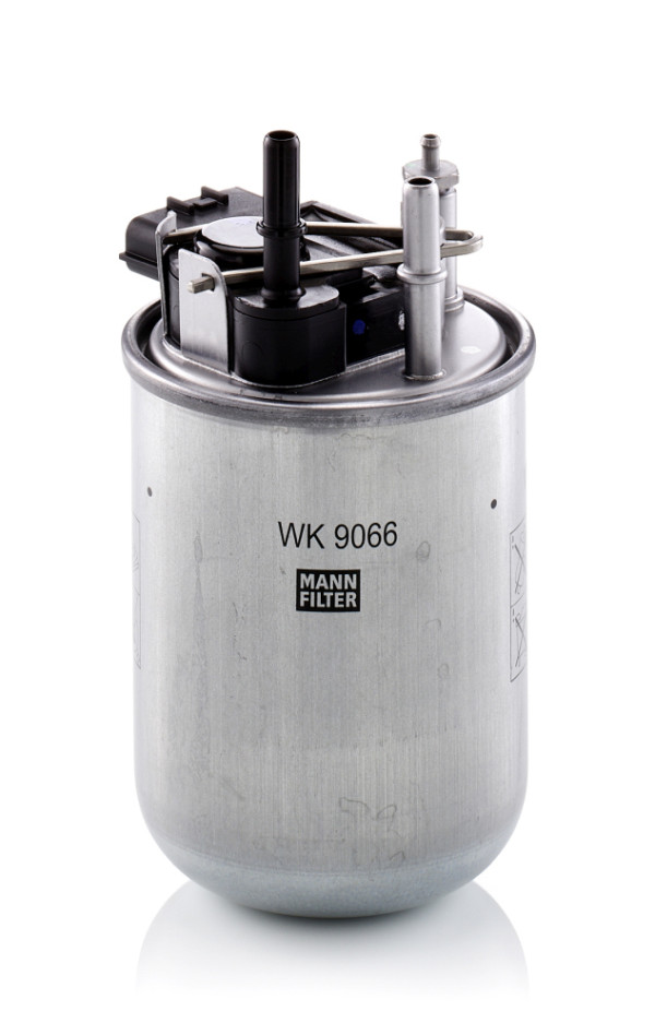 WK 9066, Fuel filter, Fuel filter, MANN-FILTER, 16400-1KB2B, 24.080.00, ADN12357, EFF325D, ELG5469, F026402200, FCS915, J1331065, KL1048, LVFF820, MP57, N1331060, NF-2479, P12120, PP988/5, RN631, S4080NR, WF8519