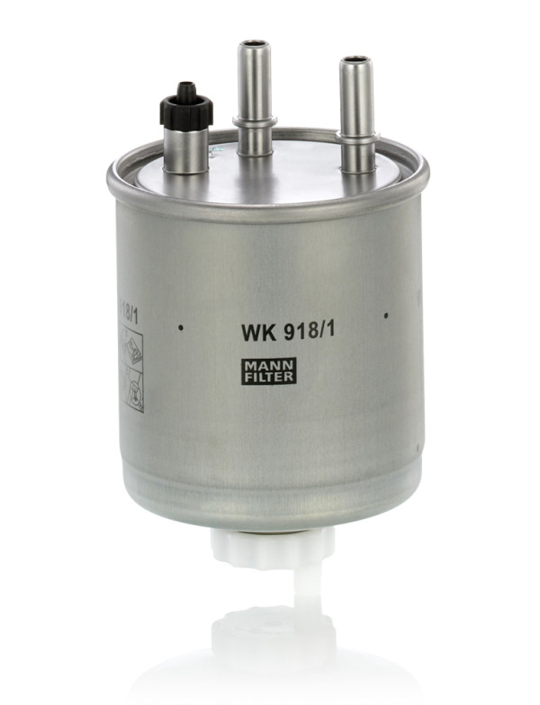 WK 918/1, Fuel Filter, Fuel filter, MANN-FILTER, 164003978R, 8200638748, 108736, 153071760251, 16-143230016, 24.110.00, 4258-FP, 4905, 5332, 587549, 63027, ADR162302C, AG-6154, ALG-2132, CFF100492, DN1989, EFF205, ELG5372, F026402082, FCS727, FN727, FP5781, FSM4284, H431WK, HDF597, KL638, LVFF686, M572, PP988, PS10396