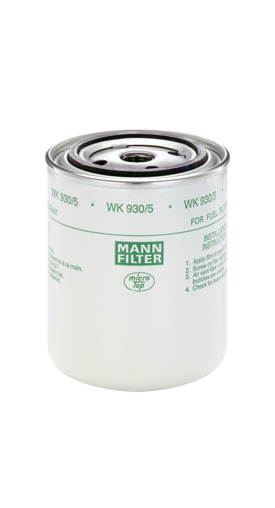 WK 930/5, Fuel Filter, Fuel filter, MANN-FILTER, 01181909, 10323630, 11708555, 1181909, 1536152, 2036282, 24.141.00, 33768, ALG-2177, BF7883, FF5645, H158WK, KC604, LFF5645, P10972, P550662, PD61, S4141NR, ZP3117F, 533768, ZP59F