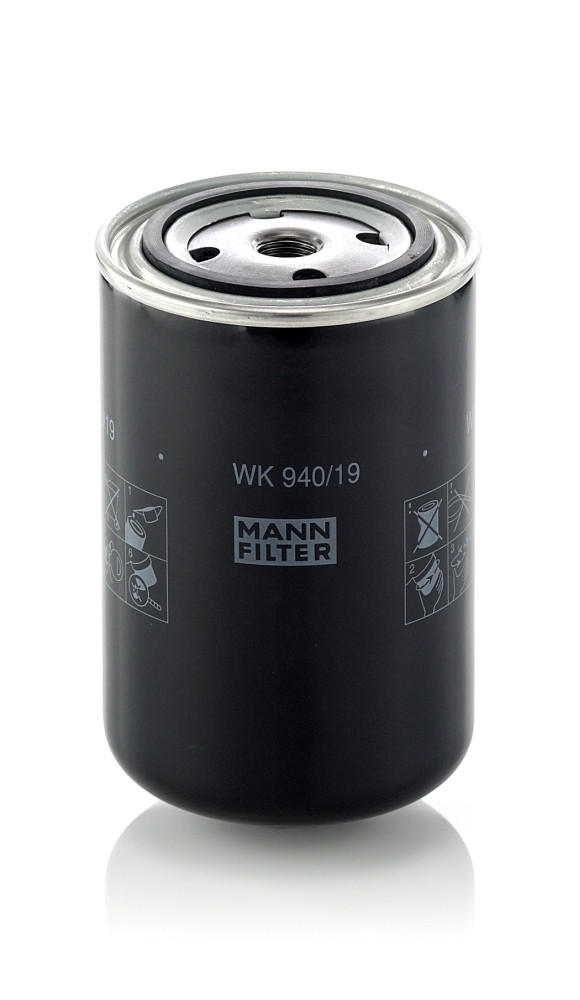 WK 940/19, Fuel Filter, Fuel filter, MANN-FILTER, 0011377610, 01181245, 05500374, 0746-920, 1000172882, 10113119, 10505-95, 11711074, 541165-71460, 6.0541.18.8.0004, 8-1219-180-293.00, B-1050595, D00150, 0013022780, 01182551, 4134-475, 5502285-77, 6.0541.18.8004, 96222500, B10505-95, 0013022781, 1161003, 5601514, 01780340, 1181245, 247139, Q1,5H4117, W1,5H4117, 002174340, 05717213
