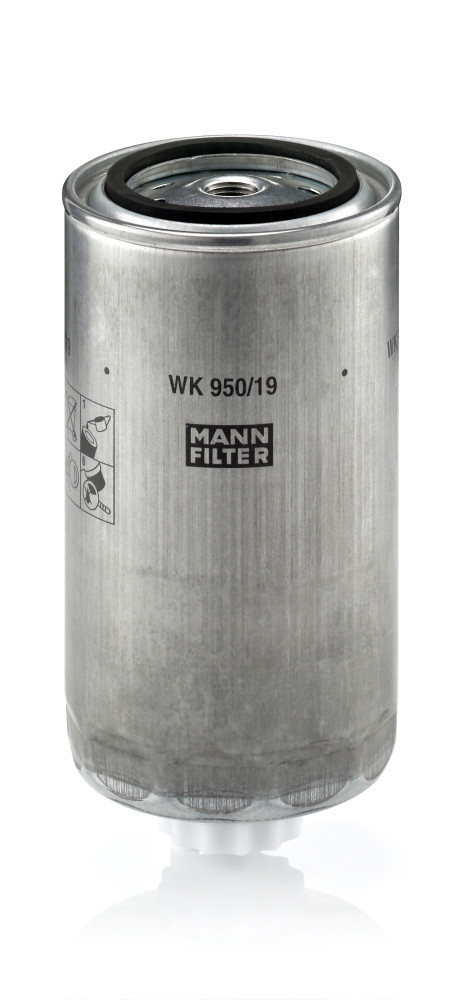 WK 950/19, Fuel Filter, Fuel filter, MANN-FILTER, 0011515180, 132510, 2992662, 4215225M1, 4215225M2, ER5801694035, 500039731, 500040958, 1534385, 2343230007, 24.999.01, 33773, 40.60.44/130, 4073-FS, 47450038, 4836, 5108, 7.24001, 87435524, 95107E, ADBP230034, ALG-2180, DF3524, DN1922, ELG5535, F026402036, FI9196/19, FP5771, FS19821, GS950/19