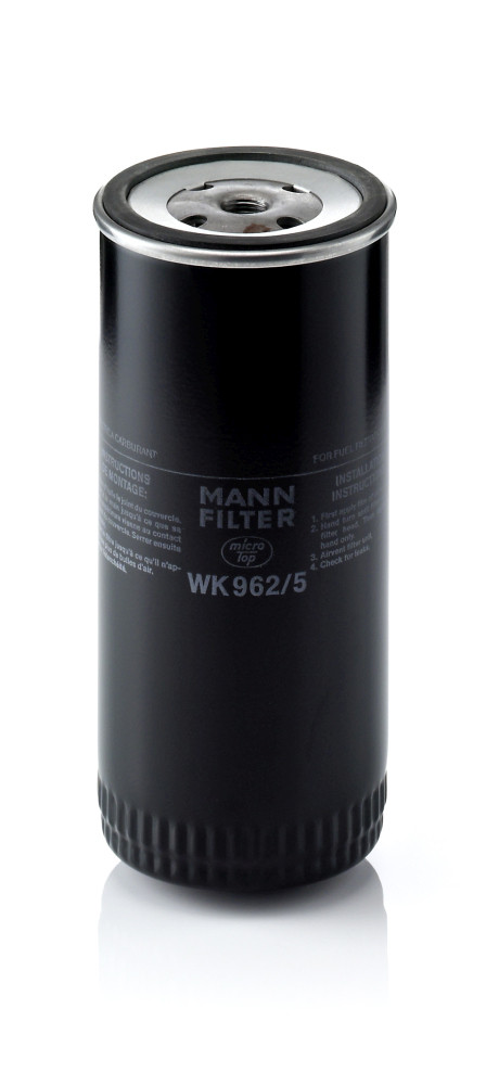 WK 962/5, Fuel Filter, Fuel filter, MANN-FILTER, 0234000, 0243000, 234000, 243000, 605, AW21, BG-1516, EXF-375, GF264, LFF8092, P4109, PC46