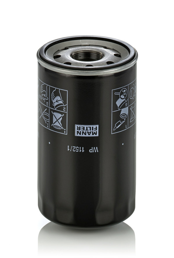 WP 1152/1, Oil Filter, Oil filter, MANN-FILTER, 21632667, B9607, LF17580, 23075367