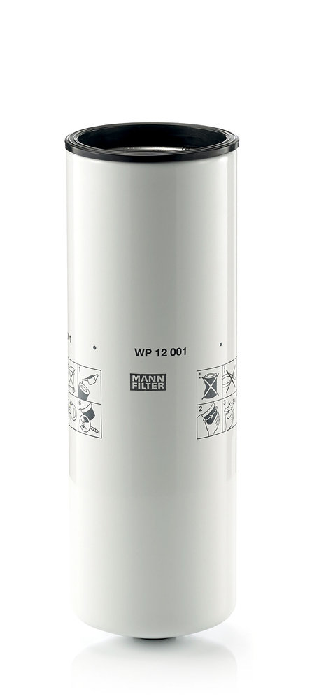 Ölfilter - WP 12 001 MANN-FILTER - 2882673, 324617A1, 3316522