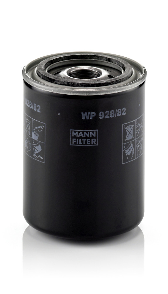 WP 928/82, Ölfilter, Ölfilter, MANN-FILTER, 1520-820N1A, YL4J6714BA, 15208-18G00, 15208-20N00, 15208-20N01, 15208-40L00, 15208-40L01, 15208-40L02, 0986452046, 10-01-113, 15045, 2127, 23.238.00, 36-143220007, 50013822, 586057, 7605045, A270, ADN12108, BC-1244, BI9121/82, C-214, DO250, ELH4183, EXL-260, FO-113, FT5160, FX0077, GFE342, H17W20