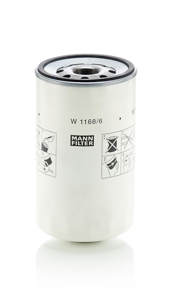 Oil Filter - W 1168/6 MANN-FILTER - 04916195, F954200510010, H466W