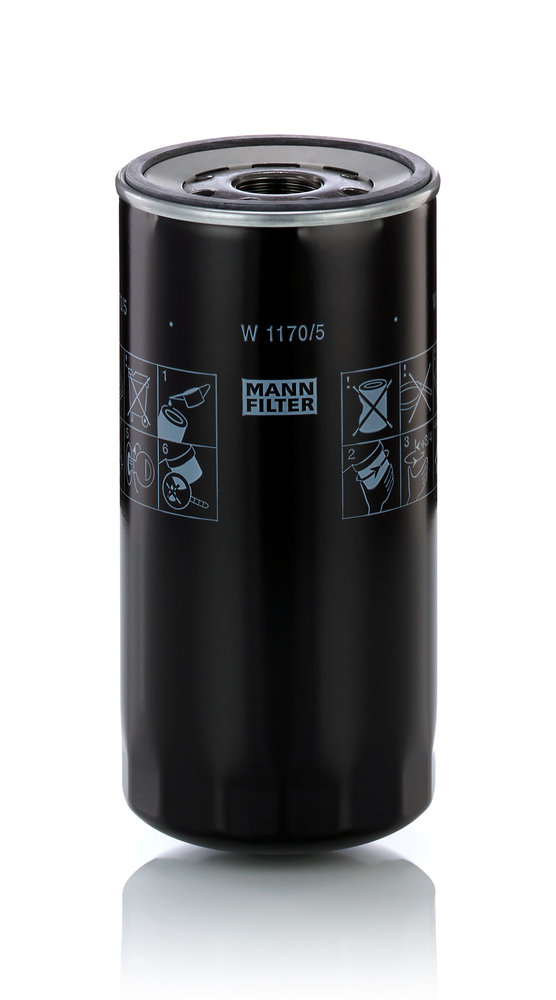 Ölfilter - W 1170/5 MANN-FILTER - 0011990, 7381111, 1535302