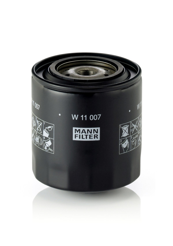 W 11 007, Oil Filter, Oil filter, MANN-FILTER, 0.044.1567.0, 0.044.1567.0/10, DO224, 0.0441.567.0