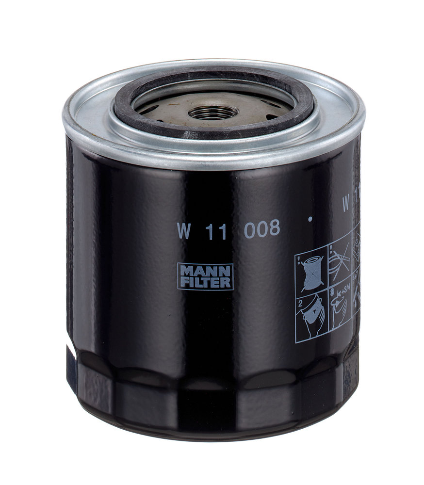 Ölfilter - W 11 008 MANN-FILTER - 1931018, 47135704, 5096729