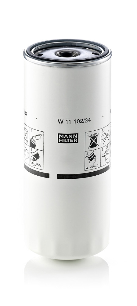 Ölfilter - W 11 102/34 MANN-FILTER - 0451103343, 106.118.11/110, 1.10280